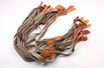 Tirantes Elásticos Dobles para Hombre y Mujer con Rayas - Image 7