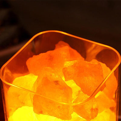 Lámpara de Sal Cristal Romántica para Dormir - Image 3