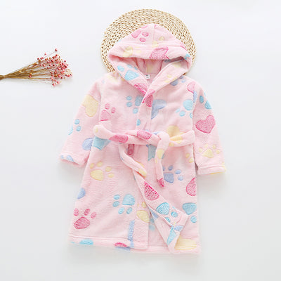 Batas Acogedoras de Franela para Niños y Niñas