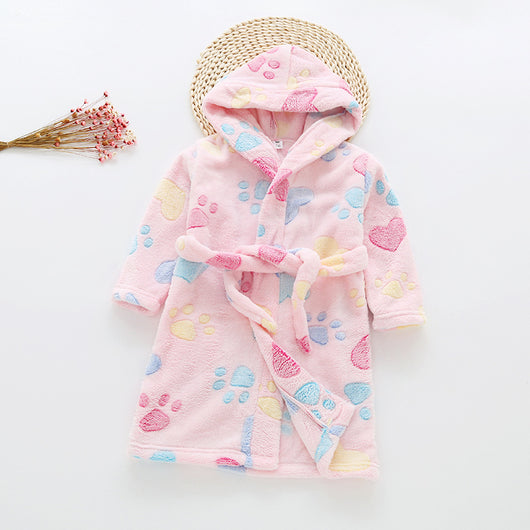 Batas Acogedoras de Franela para Niños y Niñas