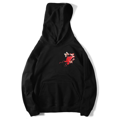 Sudadera con Capucha Dragón Bordado - Image 11