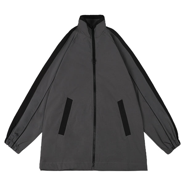 Chaqueta Retro Suelta con Contraste - Image 14
