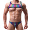 Conjunto Deportivo Arcoíris para Hombre - Musculosa y Short Ajustado