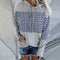 Sudadera con Capucha Mujer a Rayas - Estilo Casual Versátil