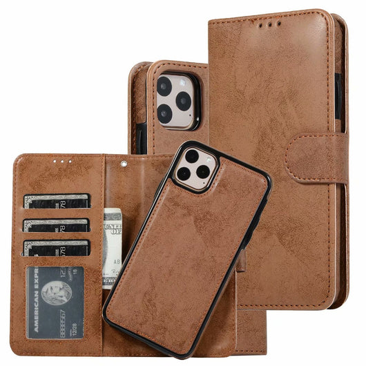Funda de Cuero Retro con Cierre Magnético para Teléfono - Image 30