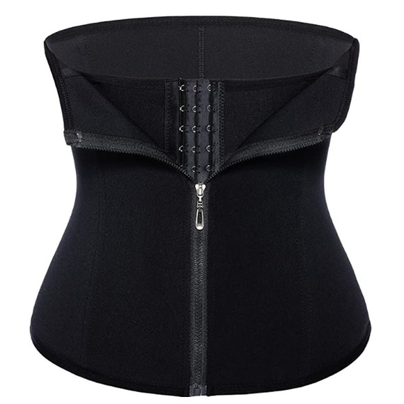 Faja Corset Neopreno con Cierre de Cremallera Triple - Modelador Corporal Postparto Fitness