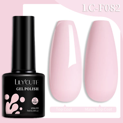 Set de Pegamento para Uñas con Brillo de Color Sólido - Image 18