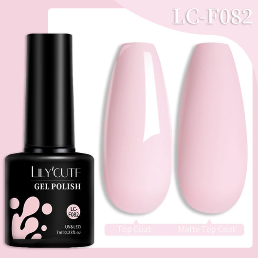 Set de Pegamento para Uñas con Brillo de Color Sólido - Image 18