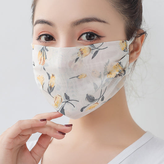 Mascarilla de Gasa Floral Elegante - Image 6