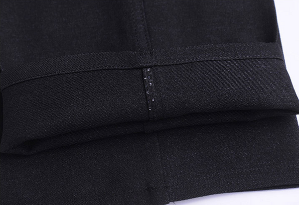 Pantalones casuales sin planchado para hombres de mediana edad