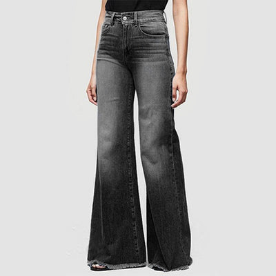 Pantalones Denim Ajustados con Vuelo Acampanado - Image 9