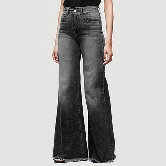 Pantalones Denim Ajustados con Vuelo Acampanado - Image 9