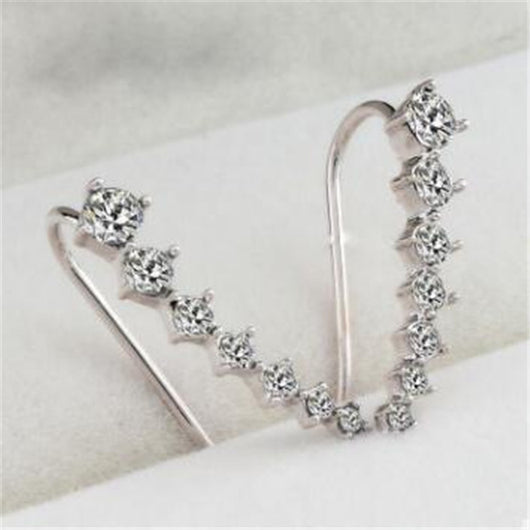 Set de 7 Aretes de Diamantes de Imitación - Image 35