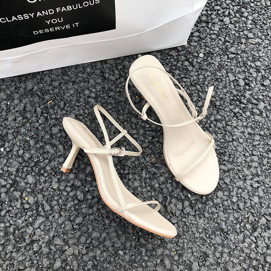 Sandalias Stiletto con Detalles Metálicos Calados para Mujer - Image 14