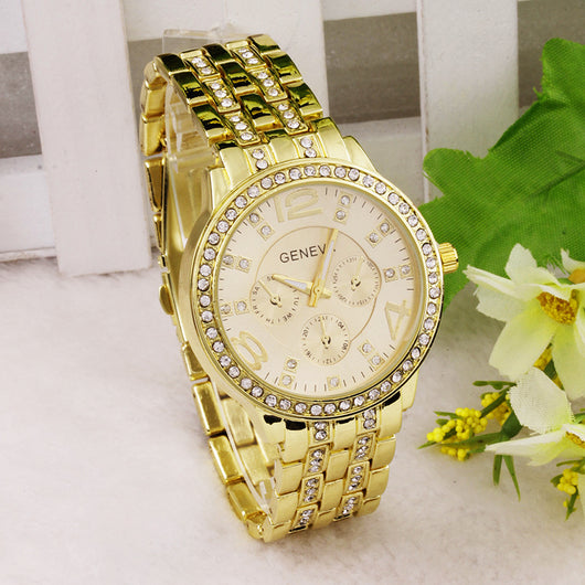 Reloj de Moda para Mujer con Diamantes y Movimiento de Cuarzo - Image 12