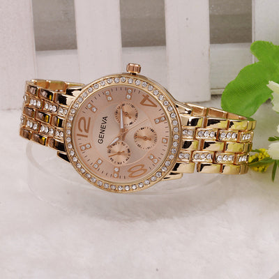 Reloj de Moda para Mujer con Diamantes y Movimiento de Cuarzo - Image 4