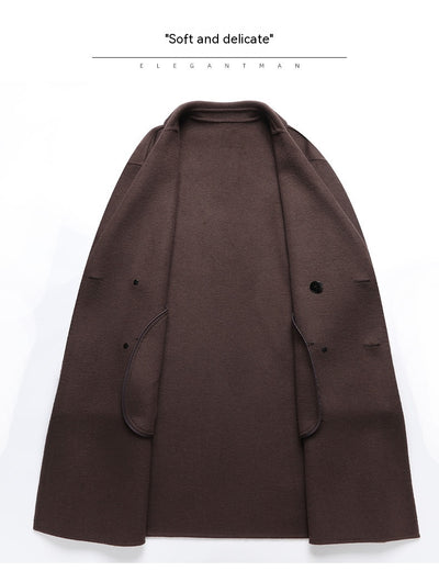 Abrigo de Lana Reversible Hombre - Corte Medio Cálido y Elegante - Image 7