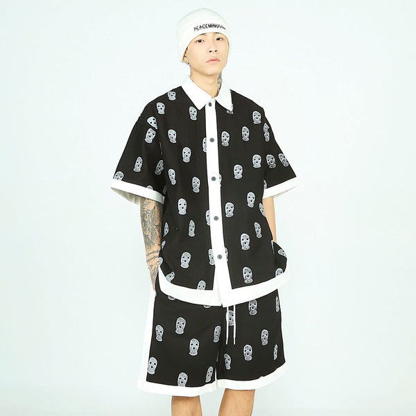 Conjunto Deportivo Hombre: Camisa Suelta y Shorts Cómodos