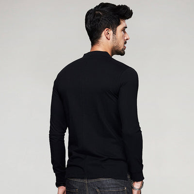 Cardigan Slim Fit Coreano para Hombre - Otoño - Image 2