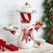 Soporte Decorativo Navideño Muñeco de Nieve para Aperitivos