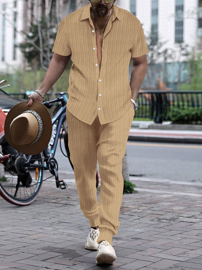 Conjunto de Playa Hombre: Camisa Suelta y Pantalón Corto - Image 27