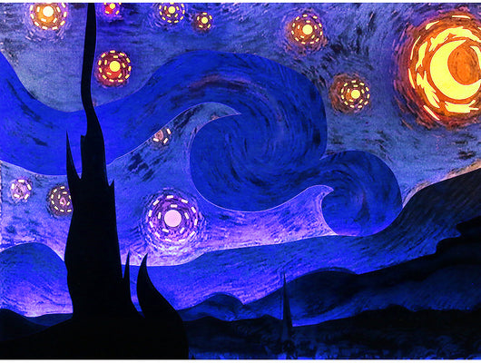 Lámpara de Papel Recortado Cielo Estrellado - Image 5