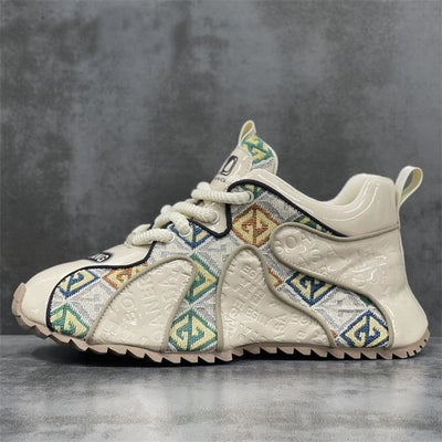 Zapatos Deportivos para Hombre con Suela Gruesa y Bordado Ligero - Image 8