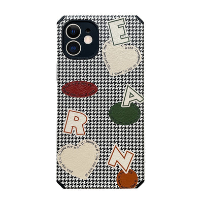 Funda Protectora Antigolpes Estampado Cuadrícula Alfabeto Inglés - Image 6