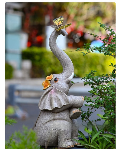 Estatua de Elefante para Jardín - Decoración de Resina Artesanal - Image 13