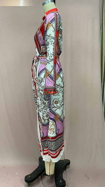 Camisa Larga Estilo Étnico Africano con Estampados Tradicionales - Image 10