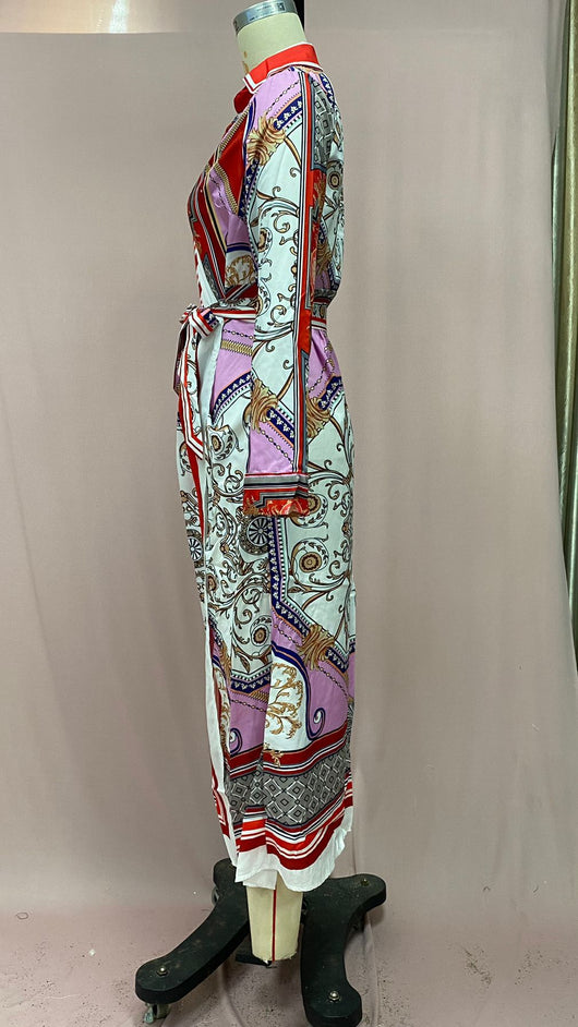 Camisa Larga Estilo Étnico Africano con Estampados Tradicionales - Image 10