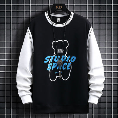 Suéter Casual para Hombre con Diseño Cartoon - Primavera y Otoño - Image 10