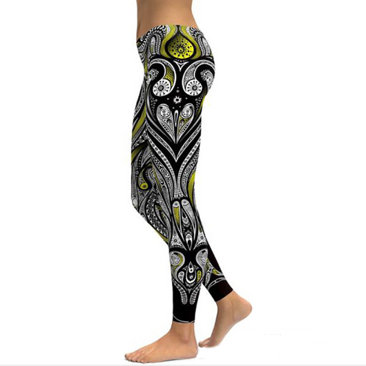 Pantalones de Yoga Estampados para Mujer - Fitness y Comodidad - Image 6