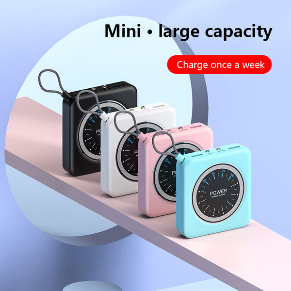 Cargador Portátil 10000 mAh Compacto de Bolsillo