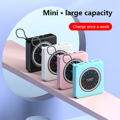 Cargador Portátil 10000 mAh Compacto de Bolsillo