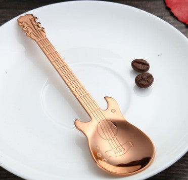 Juego de Cucharas Guitarra Acero Inoxidable para Café, Postre y Té - Image 12