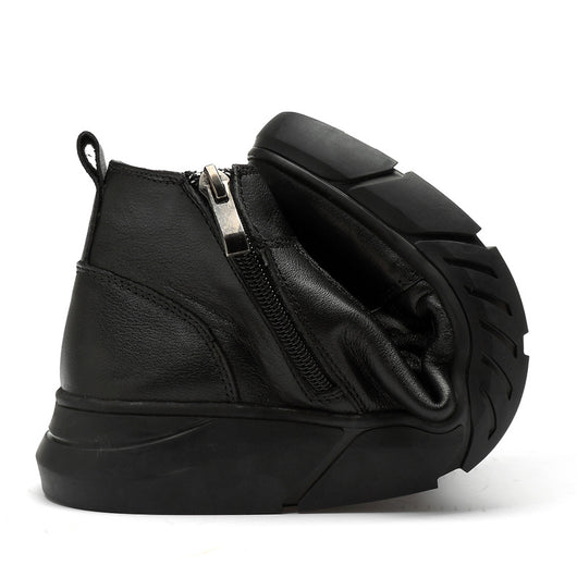 Botas de Cuero Vacuno Casual - Estilo Versátil y Duradero - Image 22