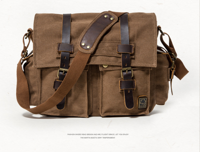 Bolsa de Lona para Hombre con Correa de Hombro - Image 35
