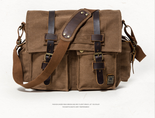 Bolsa de Lona para Hombre con Correa de Hombro - Image 35