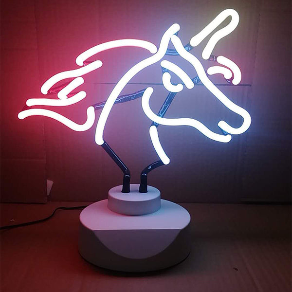Lámpara Unicornio Neón para Escritorio - Decoración LED Creativa