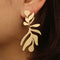 Aretes Hoja de Arce en Aleación
