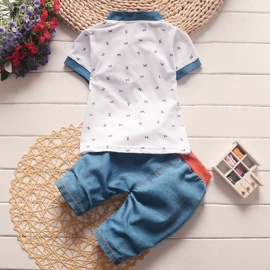 Conjunto Vaquero Casual para Niños - Playera y Short Estilo Cowboy Verano - Image 3
