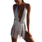 Bikini con Flecos y Tirantes Ajustables