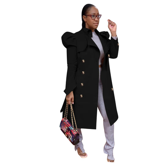 Abrigo Largo Impermeable Versátil para Mujer - Diseño Clásico - Image 17