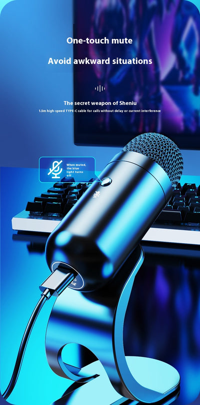 Micrófono USB para Karaoke y Streaming en Computadora - Image 14