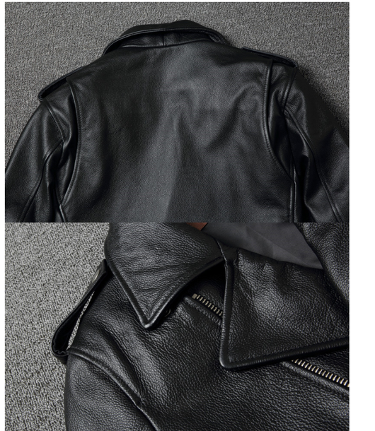 Chaqueta de Cuero para Motociclista Harley Estilo Clásico - Image 5