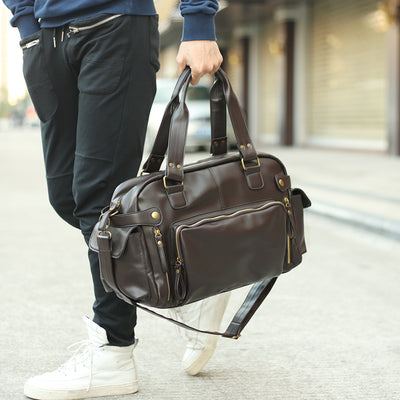 Bolsa Mensajero de Cuero PU - Bandolera Elegante para Uso Diario