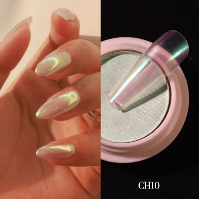 Polvo Espejo Sinfónico para Uñas - Efecto Cromático Profesional - Image 19