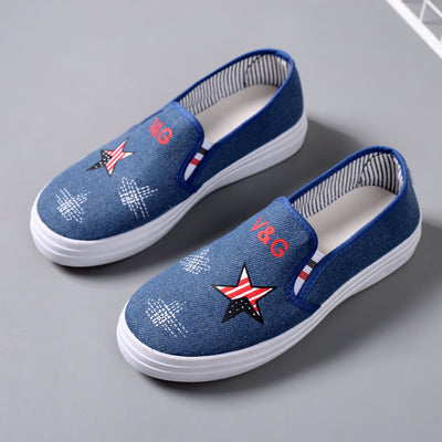 Zapatillas Canvas de Moda Femenina con Personalidad Explosiva