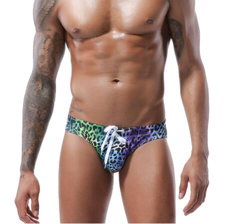 Bañador Estampado Leopardo para Hombre - Shorts de Baño Ajustados - Image 2